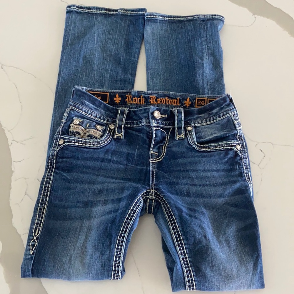 ROCK RIVAL boot cut jeans